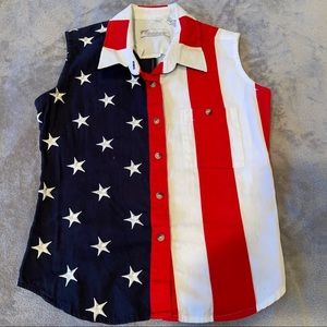 USA Sleeveless Top